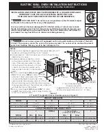 Preview for 1 page of Electrolux EI27EW35JS Installation Instructions Manual