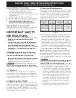 Preview for 3 page of Electrolux EI27EW35JS Installation Instructions Manual