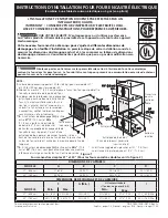 Preview for 17 page of Electrolux EI27EW35JS Installation Instructions Manual