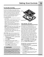 Preview for 15 page of Electrolux EI27EW45JS Use And Care Manual