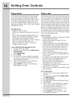 Preview for 16 page of Electrolux EI27EW45JS Use And Care Manual