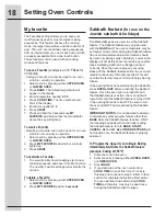 Preview for 18 page of Electrolux EI27EW45JS Use And Care Manual