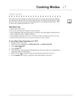 Preview for 21 page of Electrolux EI27EW45JS1 Use & Care Manual