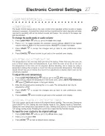 Preview for 27 page of Electrolux EI27EW45JS1 Use & Care Manual