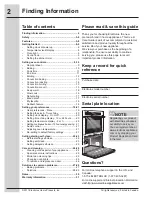 Preview for 2 page of Electrolux EI27EW45KB Use And Care Manual