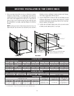 Preview for 6 page of Electrolux EI27M045T Installation Instructions Manual