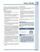 Предварительный просмотр 15 страницы Electrolux EI27MO45GS Use & Care Manual