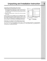 Preview for 5 page of Electrolux EI27MO45GSA Use & Care Manual