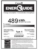 Preview for 2 page of Electrolux EI28BS36IS Energy Manual