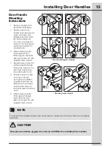 Предварительный просмотр 13 страницы Electrolux ei28bs55is1 Use And Care Manual