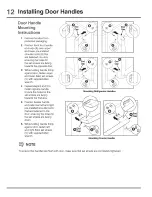 Preview for 12 page of Electrolux EI28BS56IW - 27.8 cu. Ft. Refrigerator Use And Care Manual