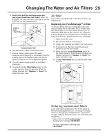 Preview for 29 page of Electrolux EI28BS56IW - 27.8 cu. Ft. Refrigerator Use And Care Manual