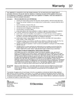 Preview for 37 page of Electrolux EI28BS56IW - 27.8 cu. Ft. Refrigerator Use And Care Manual