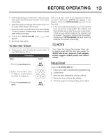 Preview for 13 page of Electrolux EI30BM55HBB Use & Care Manual