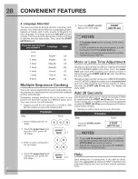 Preview for 28 page of Electrolux EI30BM55HBC Use & Care Manual