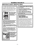 Preview for 3 page of Electrolux EI30BM60MS Installation Instructions Manual