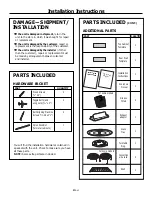 Preview for 4 page of Electrolux EI30BM60MS Installation Instructions Manual