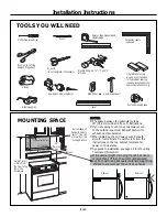 Preview for 5 page of Electrolux EI30BM60MS Installation Instructions Manual