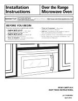 Предварительный просмотр 1 страницы Electrolux EI30BM60MSA Installation Instructions Manual