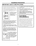 Предварительный просмотр 3 страницы Electrolux EI30BM60MSA Installation Instructions Manual