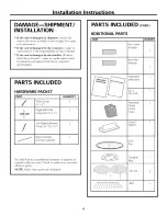 Предварительный просмотр 4 страницы Electrolux EI30BM60MSA Installation Instructions Manual