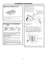 Preview for 21 page of Electrolux EI30BM60MSA Installation Instructions Manual