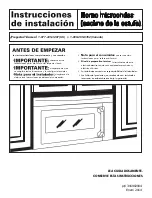 Предварительный просмотр 25 страницы Electrolux EI30BM6CPS Installation Instructions Manual