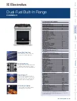 Preview for 1 page of Electrolux EI30DS55JS Product Specifications