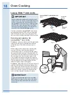 Предварительный просмотр 18 страницы Electrolux EI30EF35JS Use And Care Manual