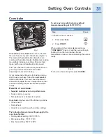 Предварительный просмотр 31 страницы Electrolux EI30EF35JS Use And Care Manual