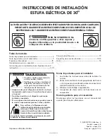 Предварительный просмотр 9 страницы Electrolux EI30EF45QS Installation Instructions Manual