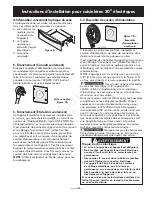 Предварительный просмотр 21 страницы Electrolux EI30EF45QS Installation Instructions Manual