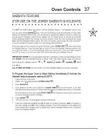 Preview for 37 page of Electrolux EI30ES55JSC Use & Care Manual