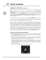 Preview for 38 page of Electrolux EI30ES55JSC Use & Care Manual