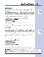 Preview for 15 page of Electrolux EI30EW35JS Use & Care Manual