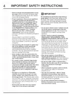 Preview for 4 page of Electrolux EI30GF35JSA Use & Care Manual