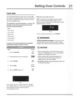 Preview for 21 page of Electrolux EI30GF35JSA Use & Care Manual