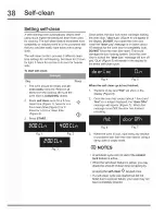 Preview for 38 page of Electrolux EI30GF35JSA Use & Care Manual