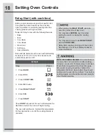 Preview for 18 page of Electrolux EI30GF45QS Use And Care Manual