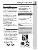 Preview for 19 page of Electrolux EI30GF45QS Use And Care Manual