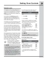 Preview for 29 page of Electrolux EI30GF45QS Use And Care Manual