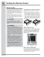 Preview for 30 page of Electrolux EI30GF45QS Use And Care Manual