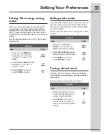 Preview for 33 page of Electrolux EI30GF45QS Use And Care Manual