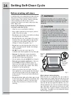 Preview for 34 page of Electrolux EI30GF45QS Use And Care Manual