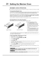 Предварительный просмотр 20 страницы Electrolux EI30GS55JSA Use & Care Manual