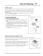 Предварительный просмотр 41 страницы Electrolux EI30GS55JSA Use & Care Manual