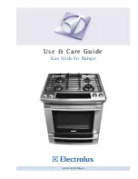 Preview for 1 page of Electrolux EI30GS55L Use And Care Manual