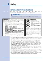 Preview for 4 page of Electrolux EI30GS55L Use And Care Manual