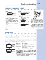 Preview for 17 page of Electrolux EI30GS55L Use And Care Manual