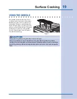 Preview for 19 page of Electrolux EI30GS55L Use And Care Manual